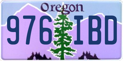 OR license plate 976IBD