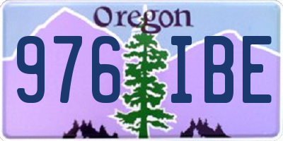 OR license plate 976IBE