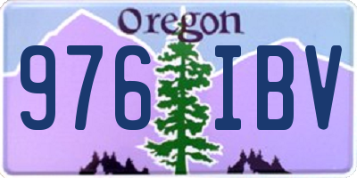 OR license plate 976IBV