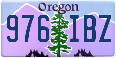 OR license plate 976IBZ