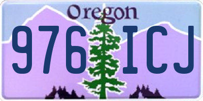 OR license plate 976ICJ