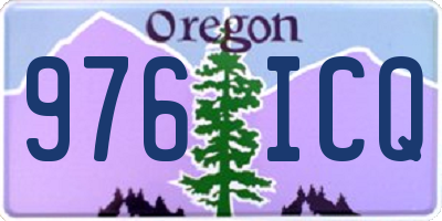 OR license plate 976ICQ