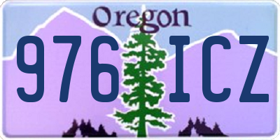 OR license plate 976ICZ