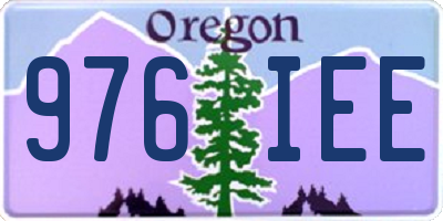 OR license plate 976IEE