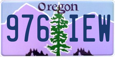 OR license plate 976IEW