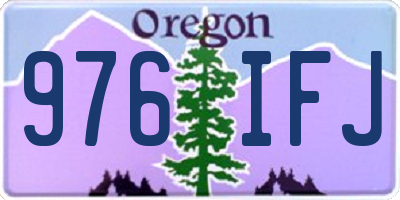 OR license plate 976IFJ