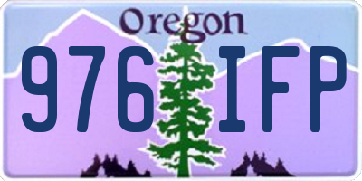 OR license plate 976IFP