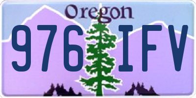 OR license plate 976IFV