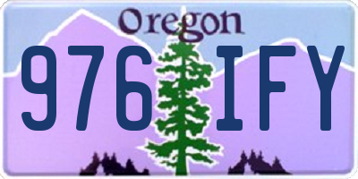 OR license plate 976IFY