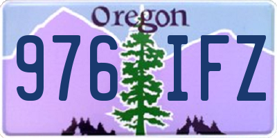 OR license plate 976IFZ