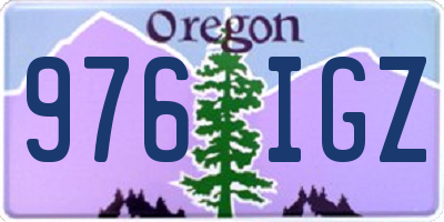 OR license plate 976IGZ