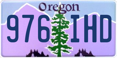 OR license plate 976IHD