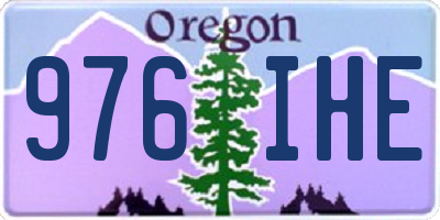 OR license plate 976IHE