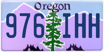 OR license plate 976IHH