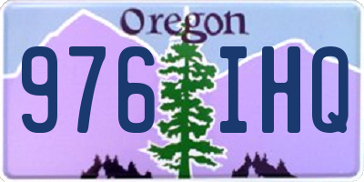 OR license plate 976IHQ