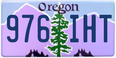 OR license plate 976IHT