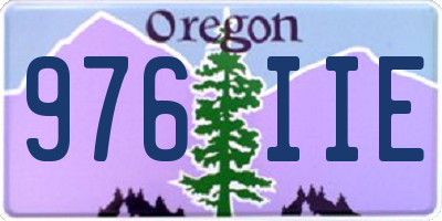 OR license plate 976IIE