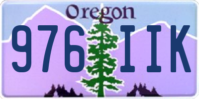 OR license plate 976IIK