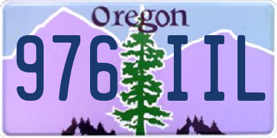 OR license plate 976IIL