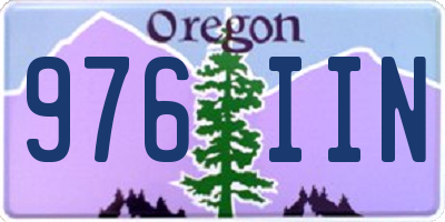 OR license plate 976IIN