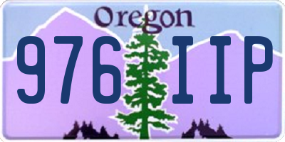 OR license plate 976IIP