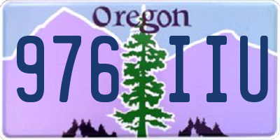 OR license plate 976IIU