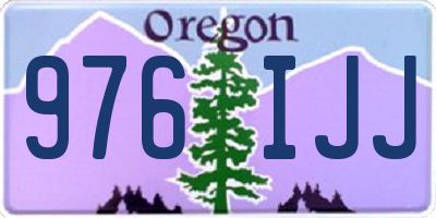 OR license plate 976IJJ