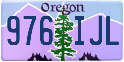 OR license plate 976IJL