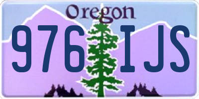 OR license plate 976IJS