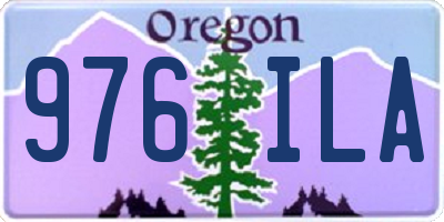 OR license plate 976ILA