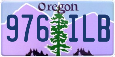 OR license plate 976ILB