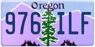 OR license plate 976ILF
