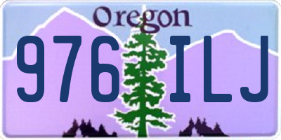 OR license plate 976ILJ