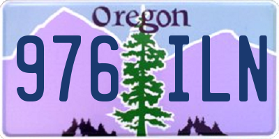 OR license plate 976ILN