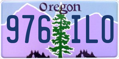 OR license plate 976ILO