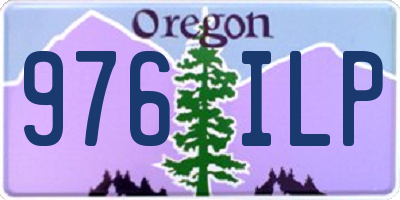 OR license plate 976ILP