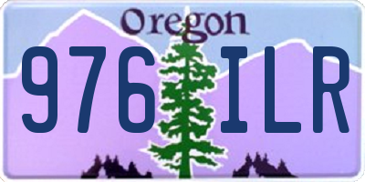 OR license plate 976ILR