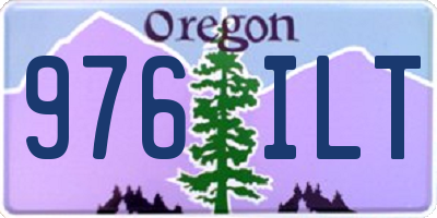 OR license plate 976ILT