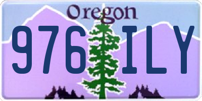 OR license plate 976ILY