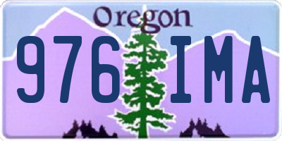 OR license plate 976IMA