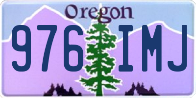 OR license plate 976IMJ