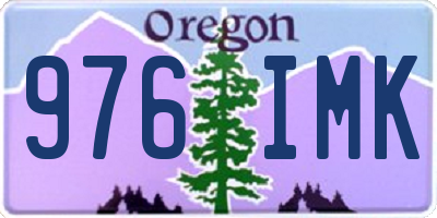OR license plate 976IMK