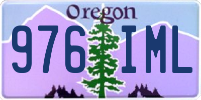 OR license plate 976IML