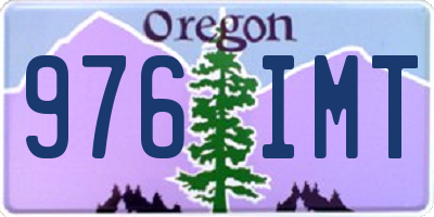 OR license plate 976IMT