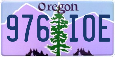OR license plate 976IOE