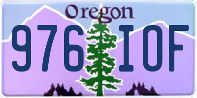 OR license plate 976IOF