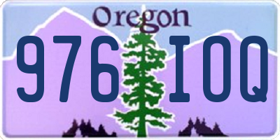 OR license plate 976IOQ