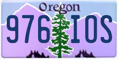 OR license plate 976IOS