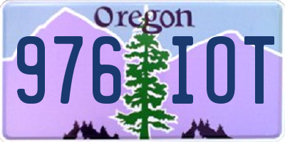 OR license plate 976IOT