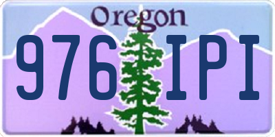 OR license plate 976IPI